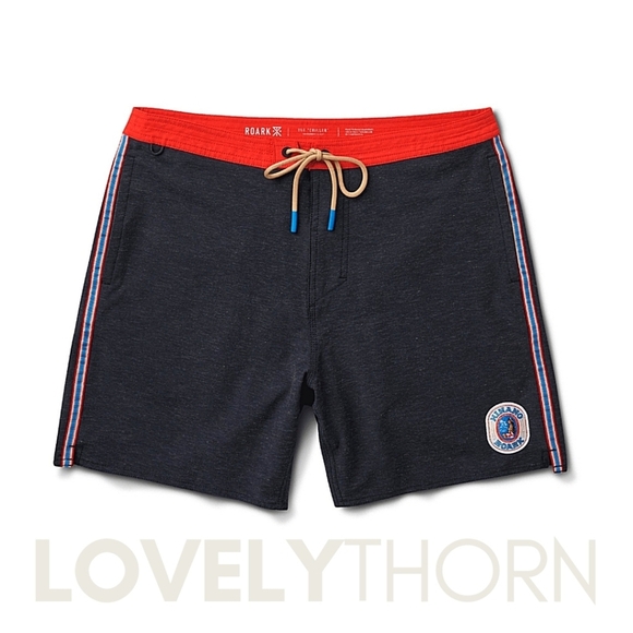 ROARK // ltd ed hinano beer collab chiller series 17" 4-way stretch board shorts - Picture 2 of 11